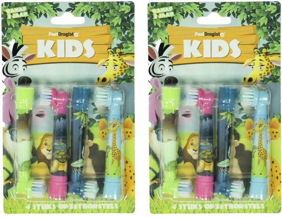 Aanzienlijk Terug kijken Gaan wandelen Universele opzetborstel for kids Jungle verpakking / Opzetborstels voor  kinderen passend op Oral-B 8 stuks | Bestel nu!