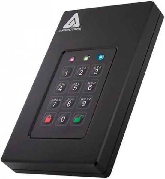 Apricorn Aegis Fortress FIPS Level 3 - Externe HDD - 4TB van Merkloos — afbeelding 5