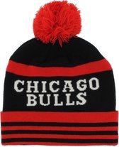 Mitchell & Ness ONFIELD CUFF KNIT CHICAGO BULLS Zwart;Rood maat One size