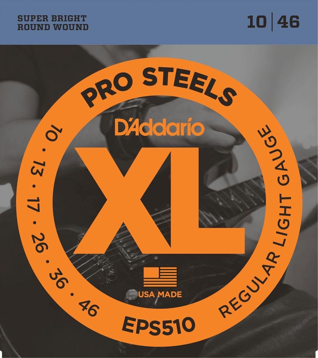 D'Addario EPS510 10-46 Stainless Steel Roen wound - Elektrische gitaarsnaren