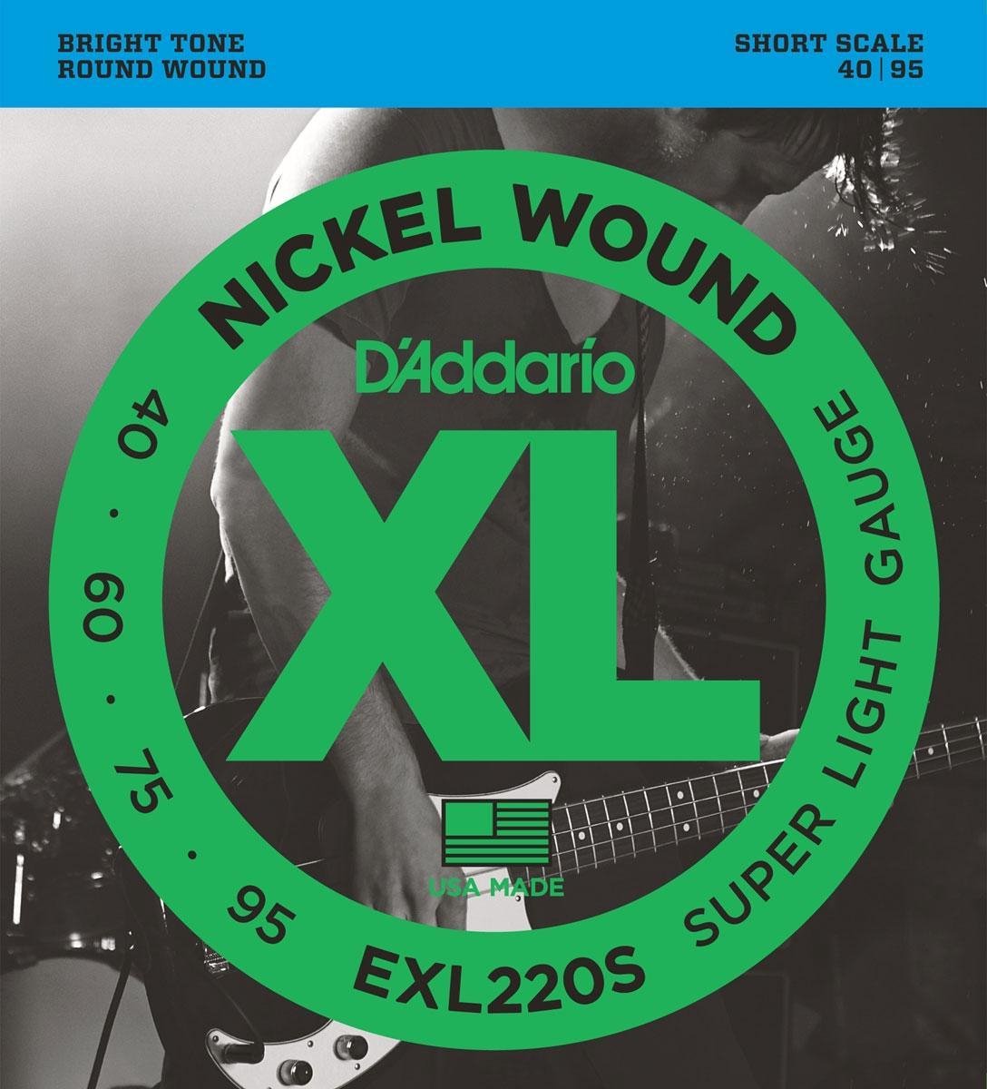 D'Addario EXL220S snarenset voor elektrische basgitaar