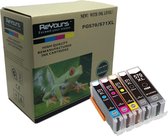ReYours® Canon PGI 570XL CLI571 XL Compatible Inkcartridge Canon PGI-570XL en CLI-571XL - 5PACK