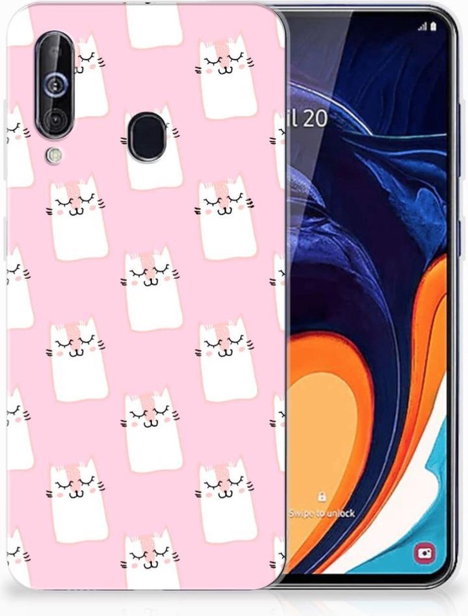 Samsung Galaxy A60 TPU Hoesje Sleeping Cats