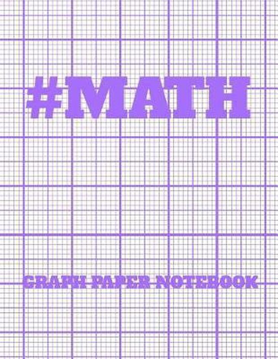Math Graph Paper Notebook Math 8x11 Graph Paper Notebook 1/2 Inch