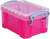 Really Useful Box visitekaarthouder 033 litres transparant roze