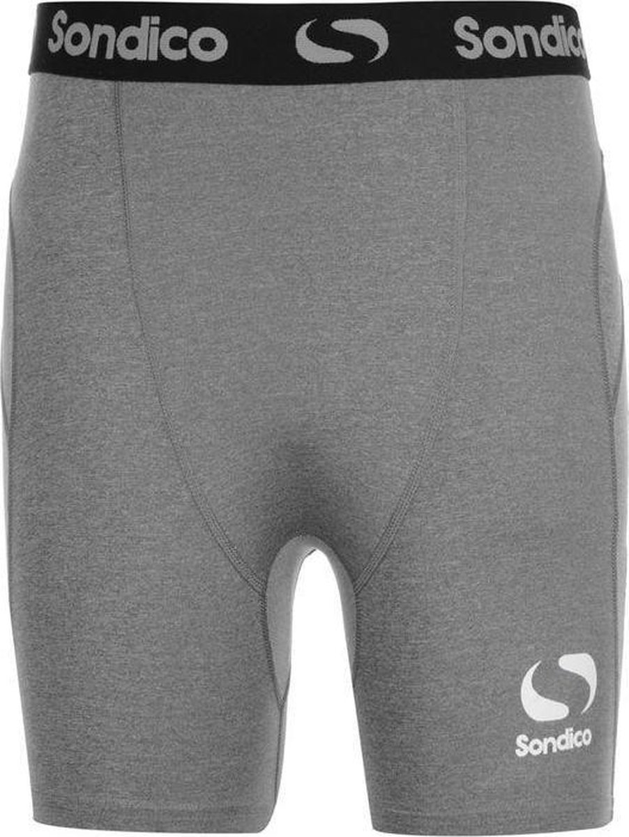 Sondico slidingshort - slidingbroek - Lengte 15 cm - Heren - Grijs - S