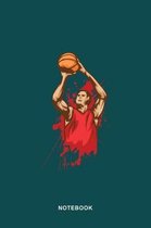 Basketball Sports Art Graphic Notebook