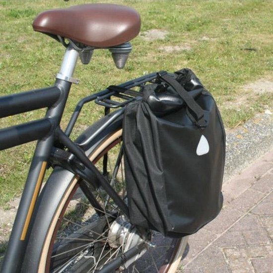 Volg ons Modernisering ervaring Fiets afpaktas - Fietstas enkel - Bagagedrager fietstas | Zwart | bol.com