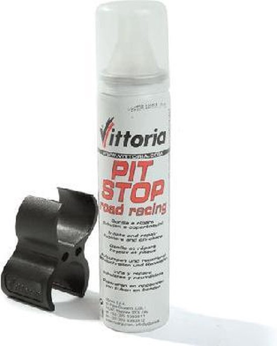 Vittoria Bandenreparatiespray Pitstop Road Racing Met Clip 75 Ml