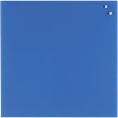 Naga magnetisch glasbord kobaltblauw formaat 45 x 45 cm