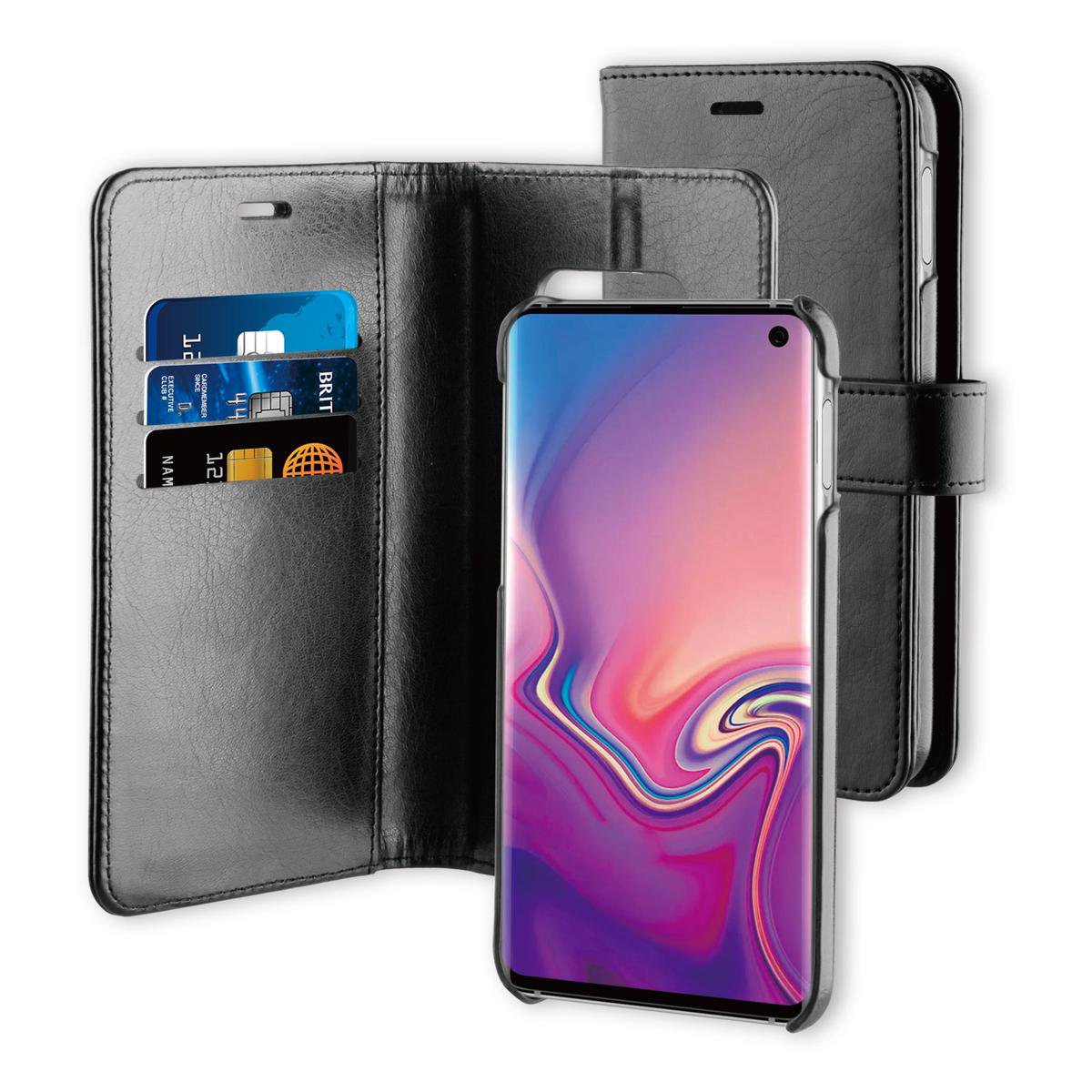 BeHello Samsung Galaxy S10E Hoesje I 2-in-1 Wallet Case met Ruimte Voor 3 Pasjes Zwart