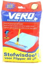 Vero Flipper Stofwisdoek - 40x25cm - 50 stuks - Navulverpakking