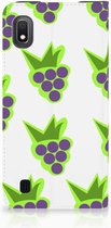 Geschikt voor Samsung Galaxy A10 Flip Style Cover Druiven