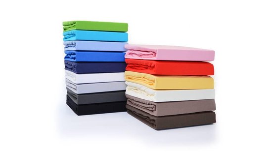 Snoozing - Katoen - Extra High - Hoeslaken - Lits jumeaux - 200x220 cm - Taupe