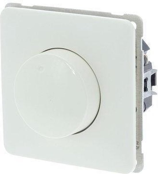 Kopp Milano dimmer met wip-wisselschakelaar Afdekking drukwisseling. wit