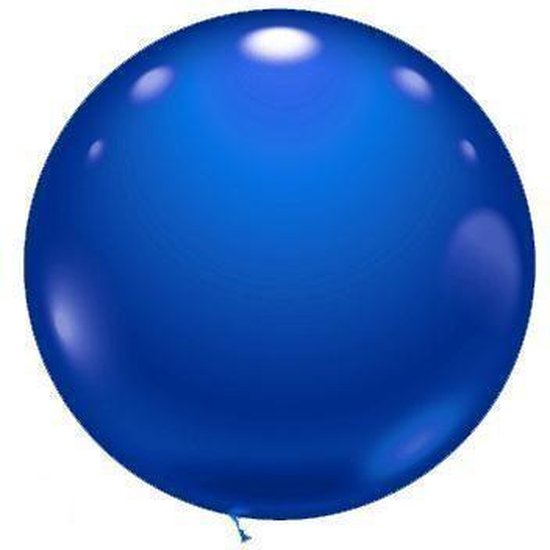super grote blauwe ballon |