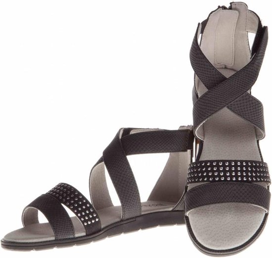 Bullboxer - platte sandalen - meisjes - maat 35 - zwart - studs | bol.com