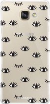 Samsung Galaxy A3 2017 hoesje TPU Soft Case - Back Cover - Eyes / Ogen