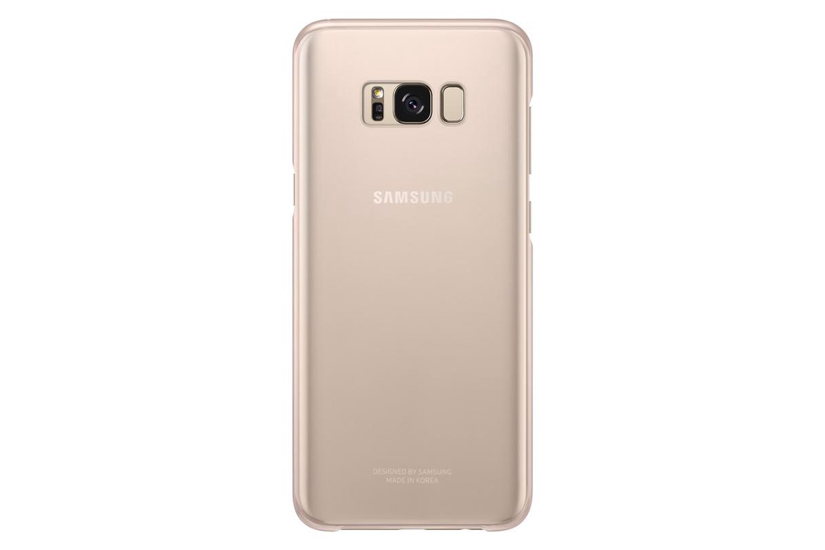 Samsung clear cover - roze - voor Samsung G955 Galaxy S8 Plus