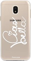 Samsung Galaxy J3 2017 hoesje TPU Soft Case - Back Cover - Ciao Bella!