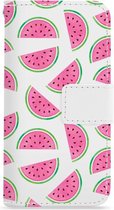 iPhone 6 Plus hoesje - Bookcase - Hoesje met pasjes - Watermeloen