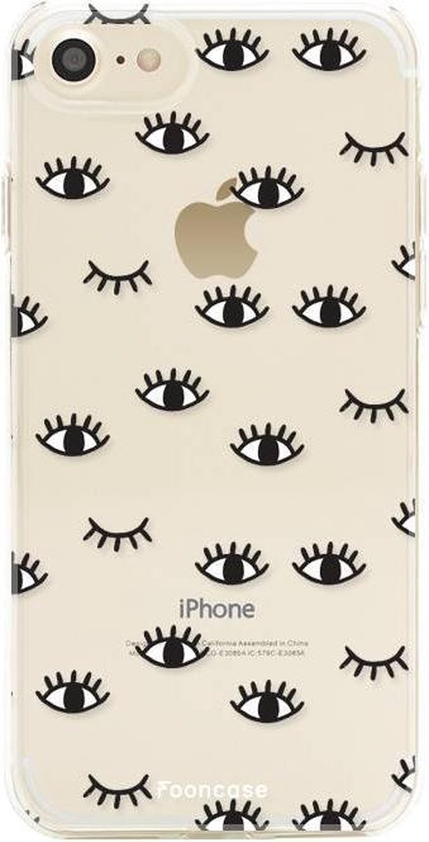 iPhone 8 hoesje TPU Soft Case - Back Cover - Eyes / Ogen