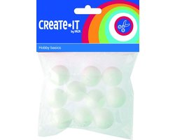 Create It Polystyreen Bollen 2.5 Cm 10 Stuks