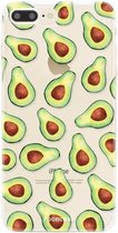 iPhone 8 Plus hoesje TPU Soft Case - Back Cover - Avocado