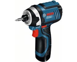 Bosch Professional GDR 12V-105 Schroefmachine – Met 2x 12V accu (2.0 Ah) en lader – in L-Boxx