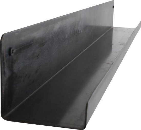 vloeiend Het Schurend Raw Materials Industriële wandplank - 75 cm - Metaal | bol.com