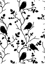 Embossing Mal   Boom Met vogels