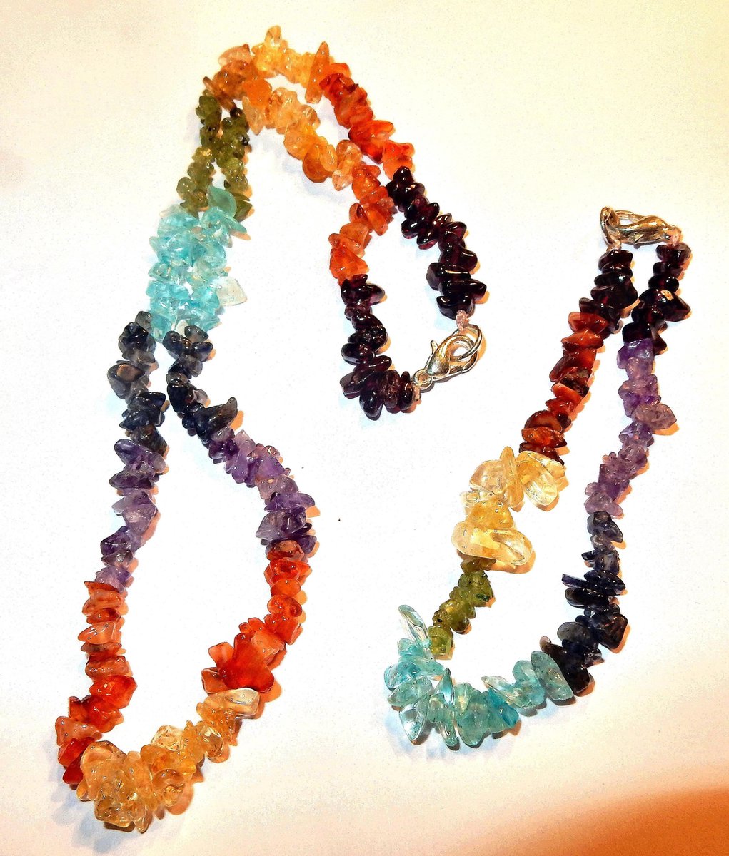 AANBIEDING Chakra Split collier 45 cm + armband