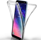 Samsung Galaxy J6 Plus Hoesje - Dubbelzijdig 360° Case - Transparant