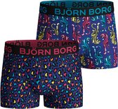 Bjorn Borg BB energy leo mini & BB tiger mini Jongens Boxershort - 2P - Multi blauw - Maat 110-116
