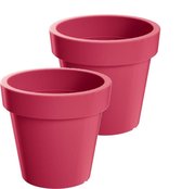 Bloempot Buiten Rond Lofly 30cm FRAMBOOS Prosperplast / 2 STUKS ! /