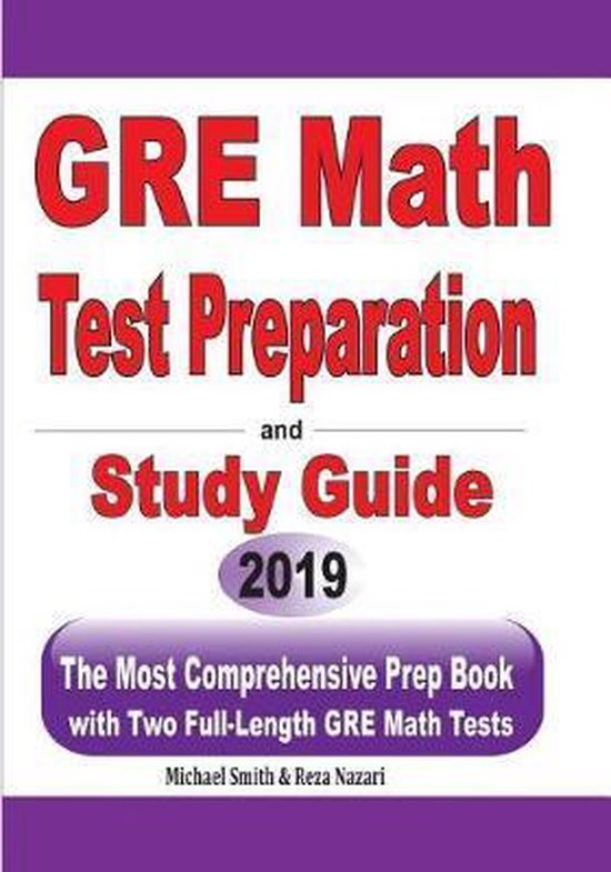 GRE Math Test Preparation and study guide - cover
