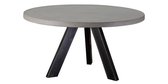 Table du Sud - Beton ronde tafel V - 130 cm