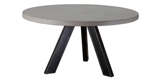 Table du Sud - Beton ronde tafel V - 130 cm | bol.com