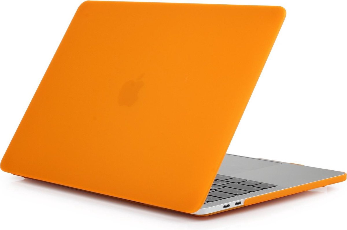 Mattee MacBook Pro 13-inch Touch Bar Series - Laptop Hard Case Cover / Mat Oranje