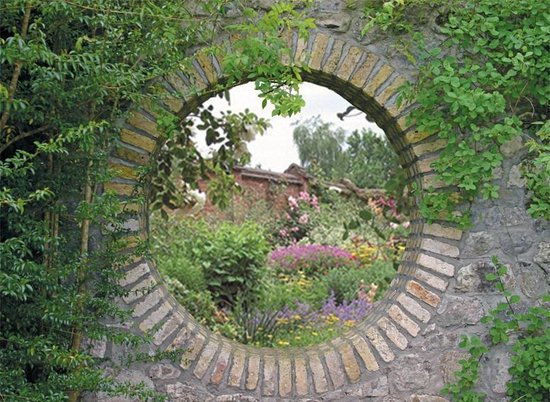 Kust Incubus onderbreken Tuinposter doorkijk - 130x95 cm - geheime tuin bloemen - tuin decoratie -  tuinposters... | bol.com