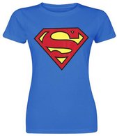 Superman dames shirt  Classic logo Maat XXL