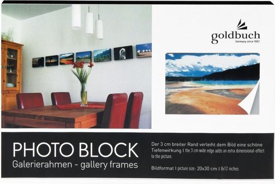 Goldbuch photo block black 30x45