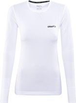 Craft Active Comfort Roundneck Ls Dames Sportshirt - White - S