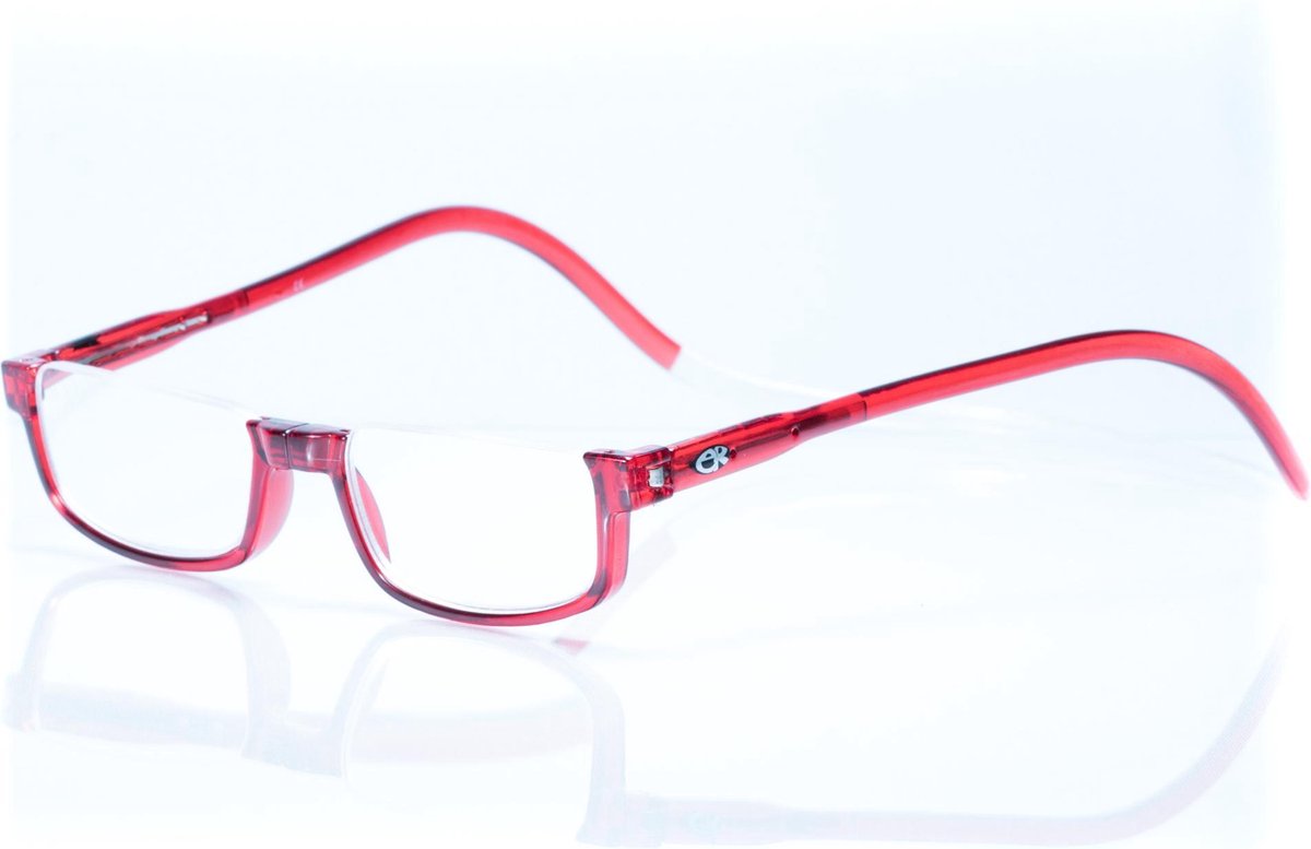 Easy Reader Magneetleesbril Halfrond rood +2.00