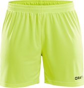 Craft Squad Keepersshort Sportbroek - Maat M  - Vrouwen - Geel