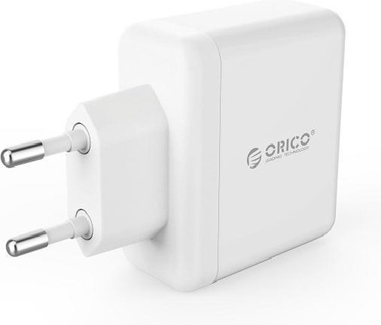 Orico Dubbele thuislader - adapter 2x 2.4A - 15W - Wit - ORICO
