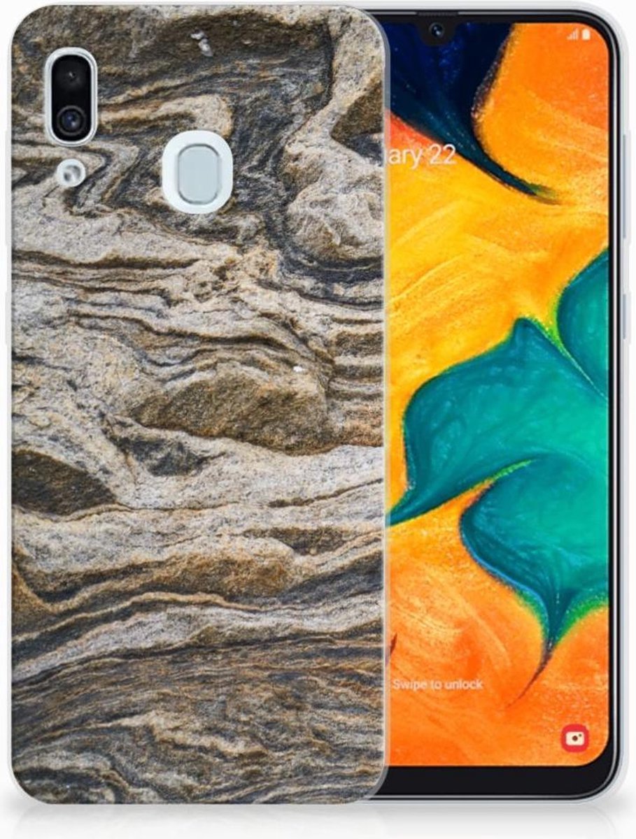 Samsung Galaxy A30 TPU Siliconen Hoesje Steen