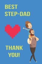 Best Fathers Day Dot Grid Notebook for Being the Best Step Dad & to Note All the Other Not So Important Stuff