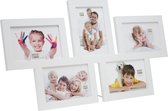 Deknudt Frames fotolijst S65SY1 - wit - hout - 5 foto's 10x15 cm