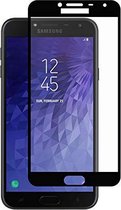 2x Full Cover Screenprotector Geschikt Voor: Samsung Galaxy J4 Plus (2018) Screen protector Glazen Gehard - Volledig Scherm Tempered Glass